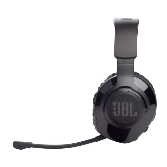 JBL Quantum 350 Wireless - Black - Wireless PC gaming headset with detachable boom mic - Left JBL Quantum 350 Wireless - Black - Wireless PC gaming headset with detachable boom mic - Left